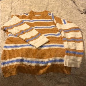 AE striped waffle knit sweater